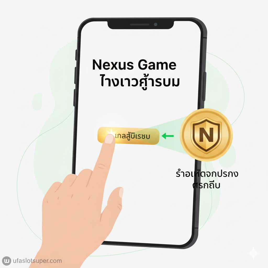 一张极具视觉冲击力的文章封面图，风格为黑暗、奢华且动感十足的赌场主题。画面中央是一个几何线条勾勒的、抽象的'Puma'（美洲狮）头像或跳跃的轮廓，带有金色的描边，眼睛发出红色的光芒，象征'凶猛'和'高回报'。背景是深黑色或深紫色，点缀着闪烁的金色粒子和稀疏的符号（如硬币、777）。前景是一个未来感十足的角子机屏幕，屏幕上显示'PUMA SLOT'และ泰语'เว็บตรง (Web Direct)'的字样，强化关键词和站点类型。整体构图居中，色彩对比强烈，突出'Puma'的强大气场和'สล็อตแตกง่าย (Easy to Break Slot)'的诱惑。