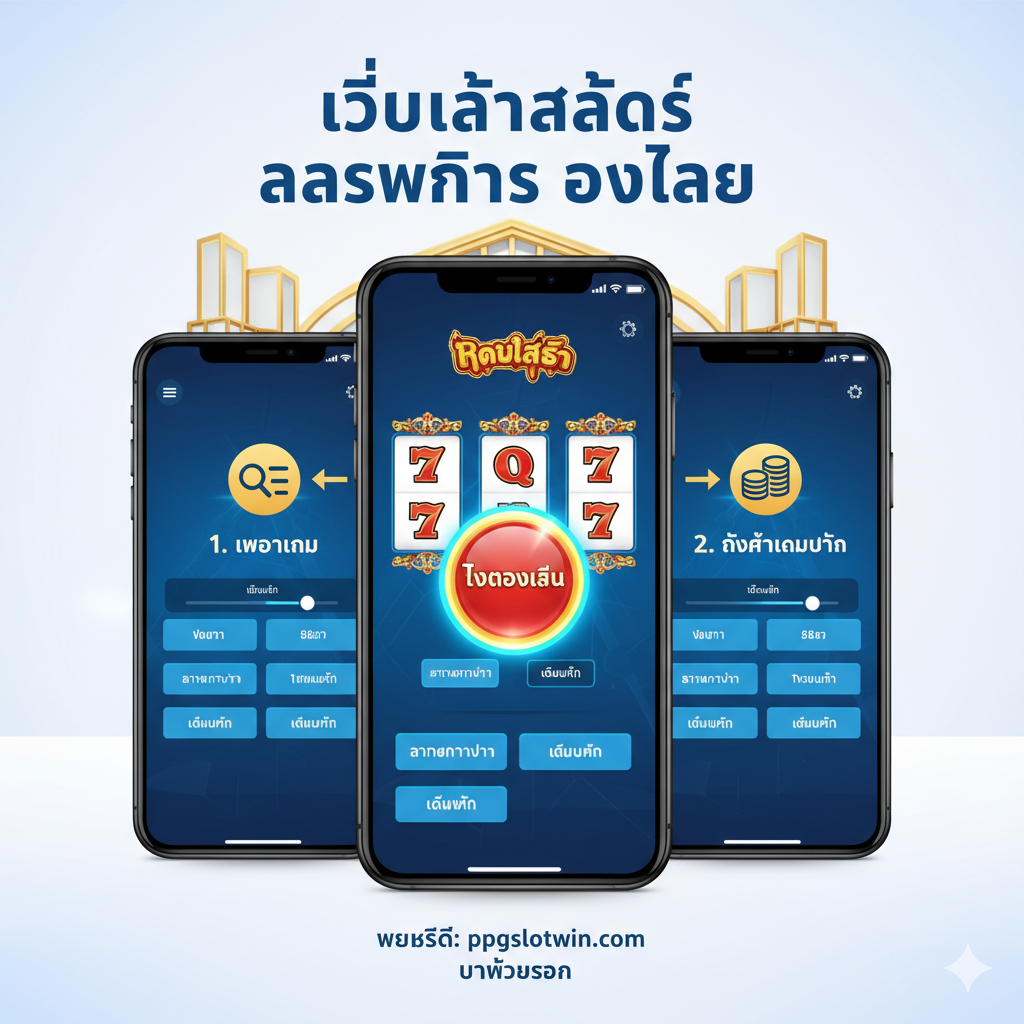 ภาพแสดงคุณสมบัติเด่น เน้นเรื่อง Jackpot และประสบการณ์ Vegas Experience ภาพเป็นแนวคิดแบบ 'Split Screen' หรือ 'Overlay' โดยมีภาพวงล้อสล็อตแมชชีนกำลังหมุน (Motion Blur เล็กน้อย) และมีแสงไฟนีออนสีทองสาดส่อง ด้านบนแสดงข้อความเน้นย้ำคำว่า 'Jackpot Win!' หรือ 'Free Spins' พร้อมสัญลักษณ์เหรียญทองที่พุ่งออกมาจากหน้าจอ ส่วนด้านล่างเป็นภาพจำลองบรรยากาศภายในคาสิโนหรูของเวกัส มีพรมสีแดงและเสาสูง เน้นความคมชัดของกราฟิกและการจำลองเสียงที่สมจริงของเกมสล็อตบน ppgslotwin.com ภาพรวมให้ความรู้สึกถึงความตื่นเต้นของการได้รับรางวัลใหญ่