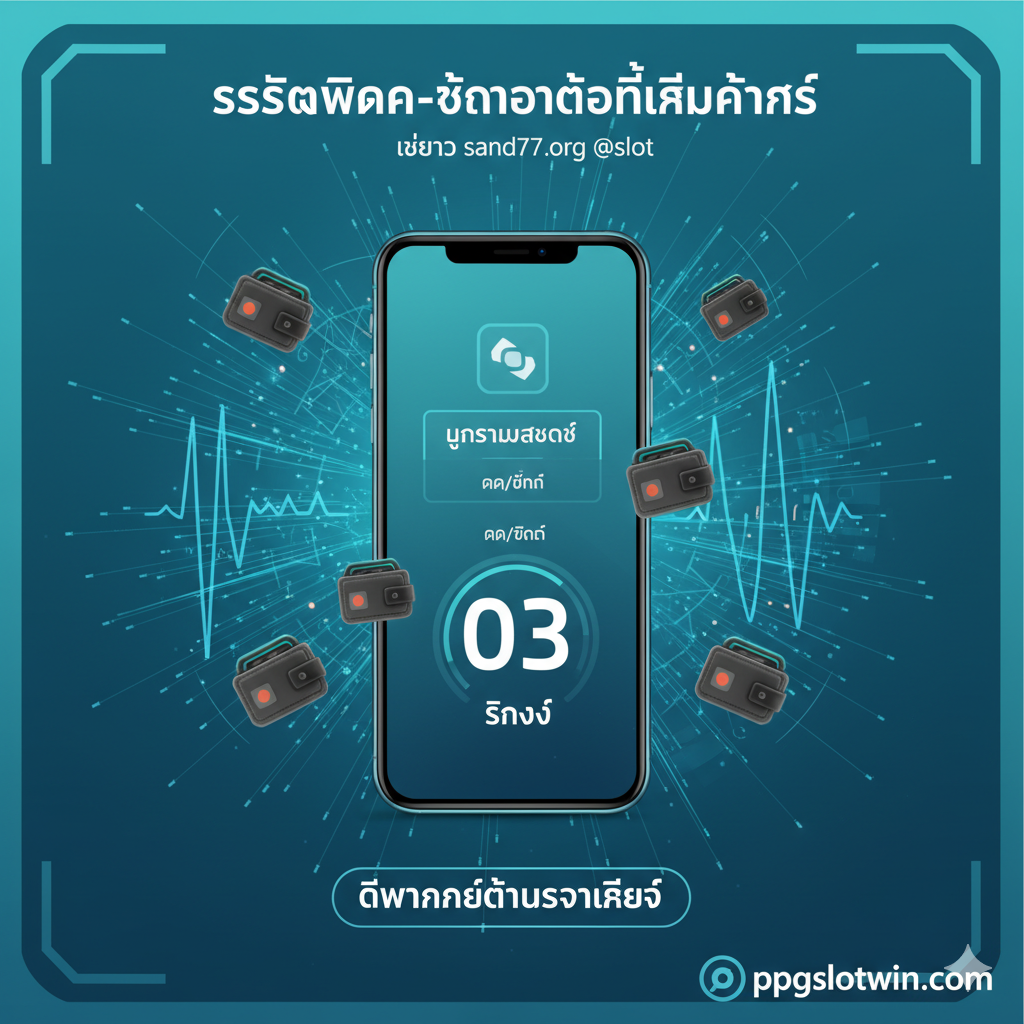 ภาพเน้นข้อได้เปรียบ 'เว็บตรง ไม่ผ่านเอเย่นต์' ที่เหนือกว่าของ ppgslotwin.com โดยใช้แนวคิดภาพที่สื่อถึงความมั่นคงและความปลอดภัย องค์ประกอบกลางเป็นภาพโล่ขนาดใหญ่ที่มีโลโก้ ppgslotwin.com อยู่ด้านบน มีสายฟ้าผ่าและฟันเฟืองด้านล่างเพื่อสื่อถึงความเสถียรและความเร็ว พื้นหลังเป็นภาพโครงข่ายดิจิทัลสีน้ำเงินเข้ม ให้ความรู้สึกของการเป็นศูนย์กลางที่ควบคุมทุกอย่างด้วยตัวเอง ไม่ต้องผ่านตัวกลาง (เอเย่นต์) ซึ่งเป็นจุดที่เอาชนะ sand77.org ได้อย่างชัดเจน