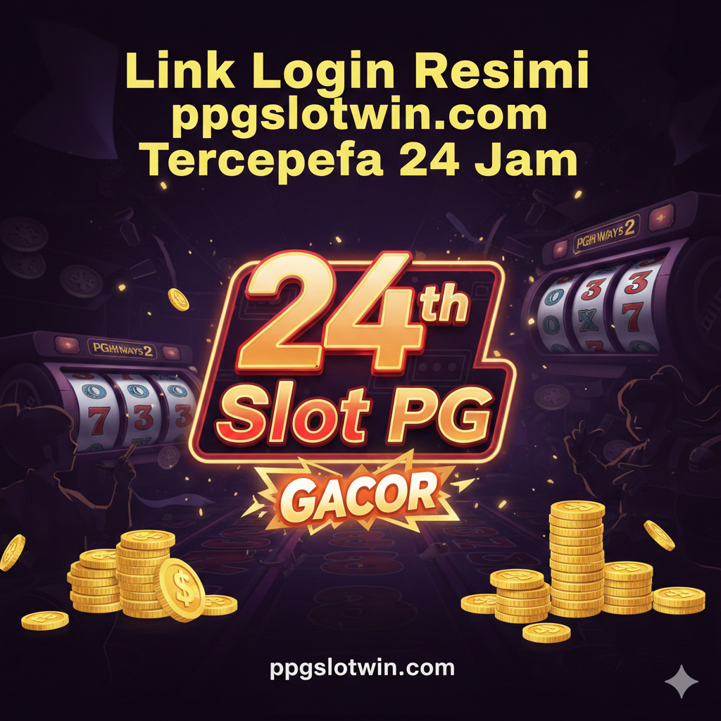 Gambar yang menonjolkan keuntungan bermain di ppgslotwin.com. Tampilkan logo ppgslotwin.com yang menonjol di tengah, dikelilingi oleh tiga ikon utama: gembok digital atau perisai (melambangkan Kepercayaan & Keamanan), ikon jam pasir/uang (melambangkan Transaksi Cepat/Withdraw Kilat), dan ikon headset 24/7 (melambangkan Layanan Pelanggan Non-Stop). Latar belakangnya harus bernuansa teknologi yang aman (warna biru gelap, emas, dan putih bersih). Visual ini harus menciptakan narasi bahwa ppgslotwin adalah 'Link Resmi dan Terpercaya' untuk mengakses Prized Panda Slot tanpa hambatan 'anti-blokir'.