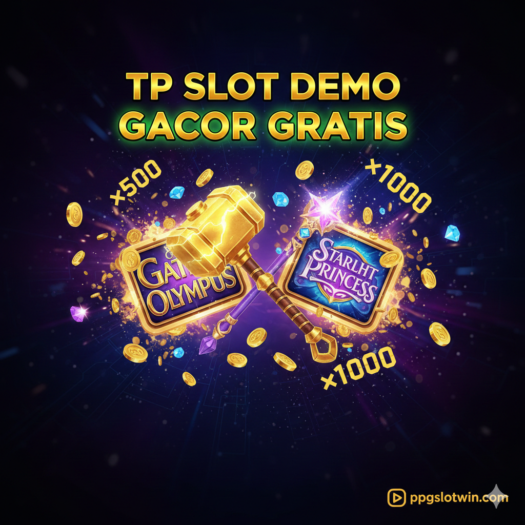 Gambar yang menampilkan koleksi game demo yang tersedia. Fokus utama adalah ikon slot populer seperti Gates of Olympus, Starlight Princess, dan Mahjong Ways, dengan teks 'TANPA DEPOSIT, AKSES INSTAN' di bawahnya.